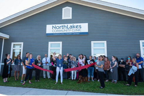 NorthLakes Community Clinic - Turtle Lake ribbon cutting.