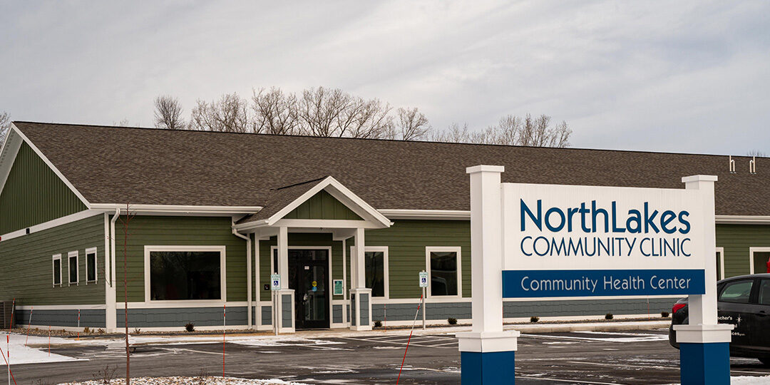 single story green building exterior